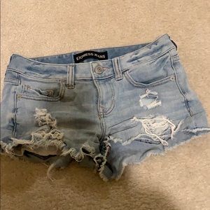 Denim shorts